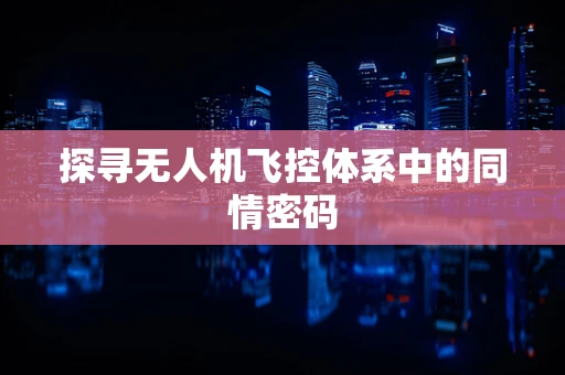 探寻无人机飞控体系中的同情密码